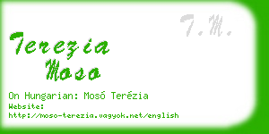 terezia moso business card