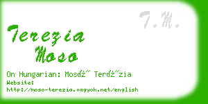 terezia moso business card